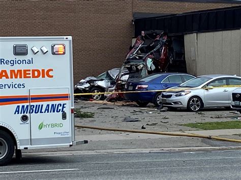 Four injured, including child, in multi-vehicle crash in Etobicoke